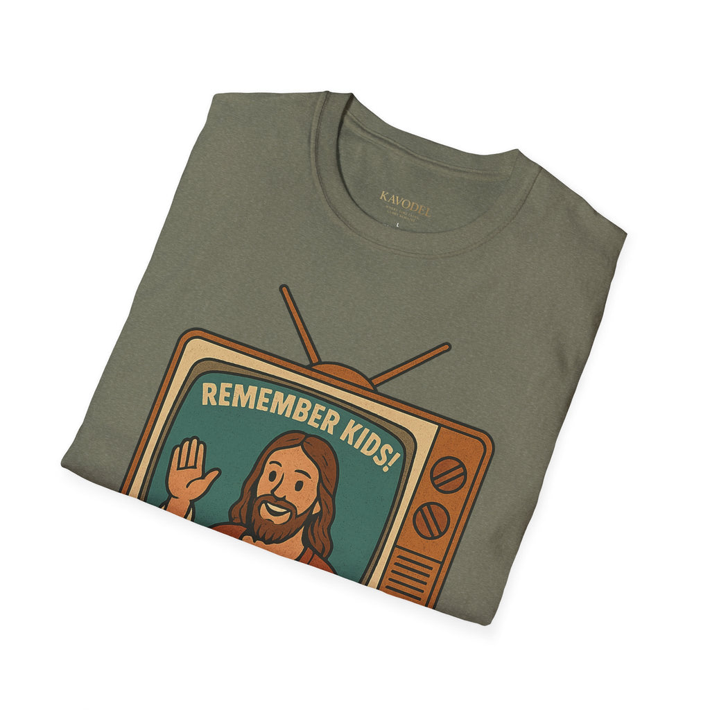 Retro “Jesus Loves You” TV Tee