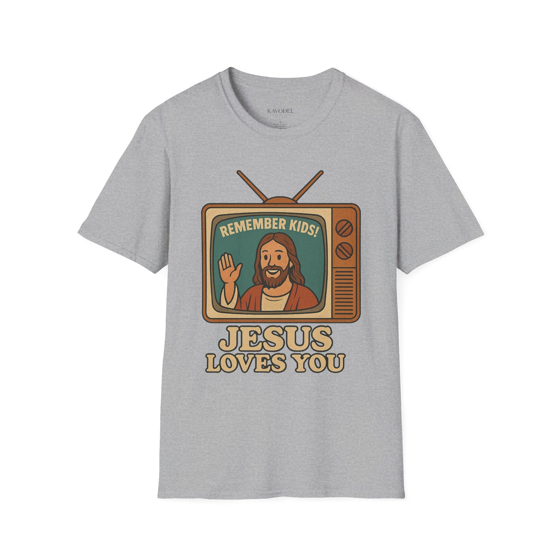 Retro “Jesus Loves You” TV Tee