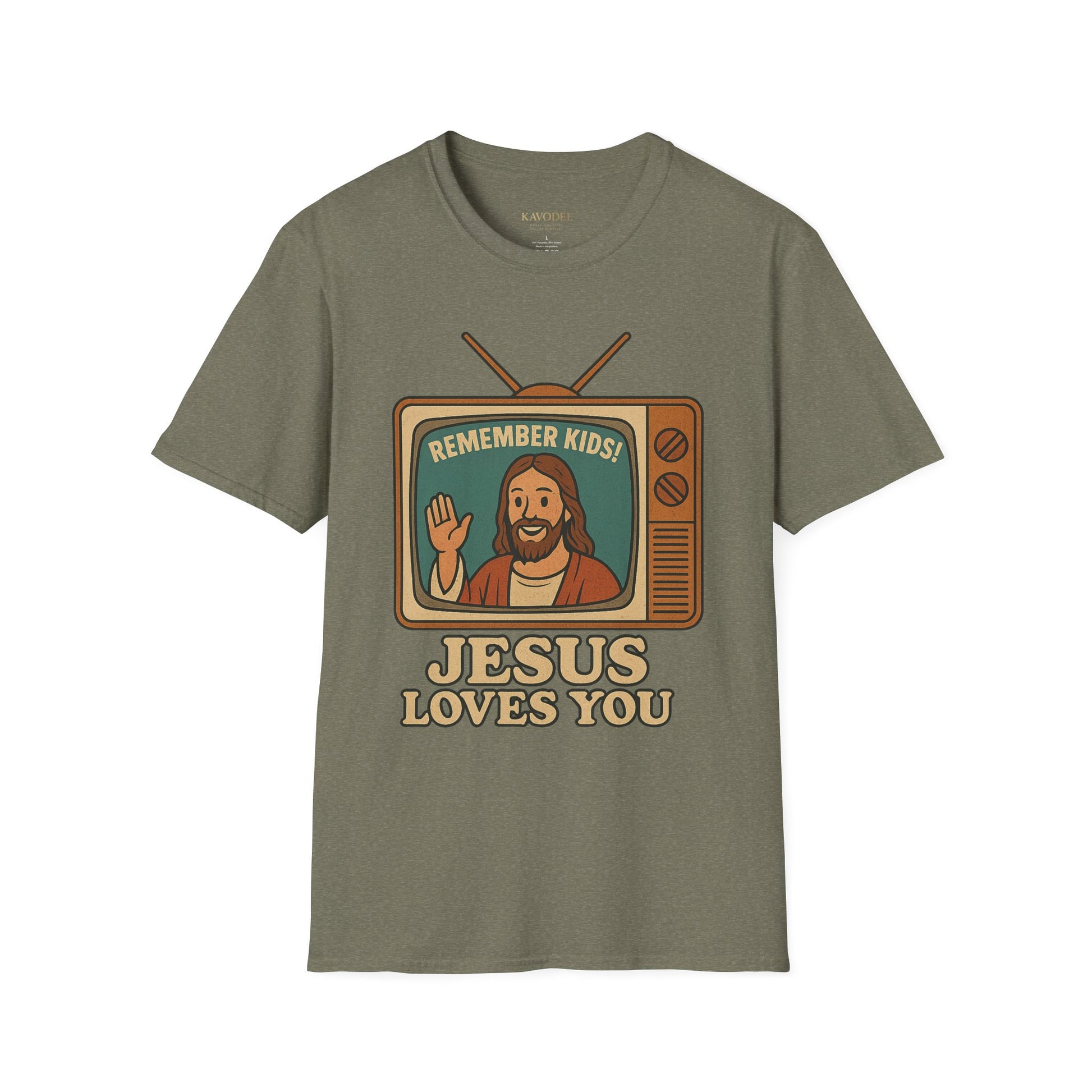 Retro “Jesus Loves You” TV Tee