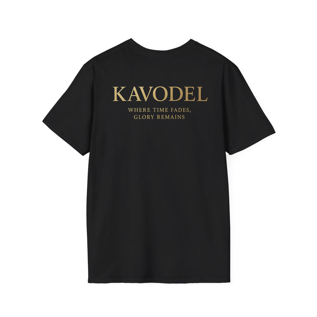 Kavodel™ Signature Tee – “Where Time Fades, Glory Remains”